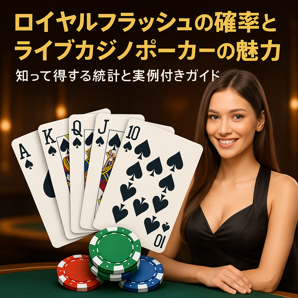ロイヤルフラッシュの確率とライブカジノポーカーの魅力